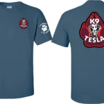 Indigo blue Tesla K9 tshirt