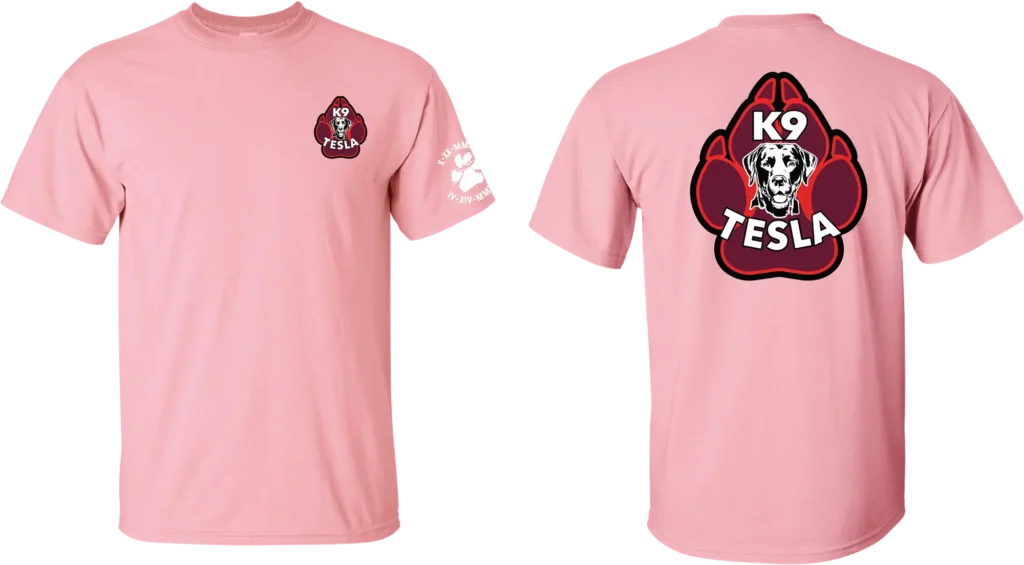 Tesla K9 Pink tshirt
